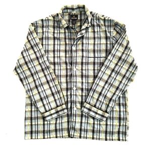 3/$20 Stafford Plaid Sleepwear Button-Up Shirt